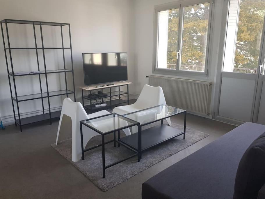 Appartement Calme 3 Chambres Avec Lit Double Wifi - Parking Facile Vandoeuvre-lès-Nancy Dış mekan fotoğraf